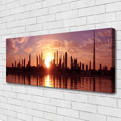 Canvas Kunstdruck Stadt Gebäude