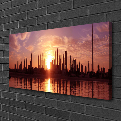 Canvas Kunstdruck Stadt Gebäude