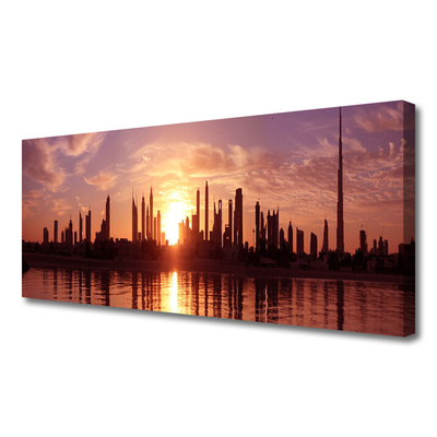 Canvas Kunstdruck Stadt Gebäude