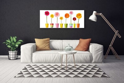 Canvas Kunstdruck Blumen Pflanzen