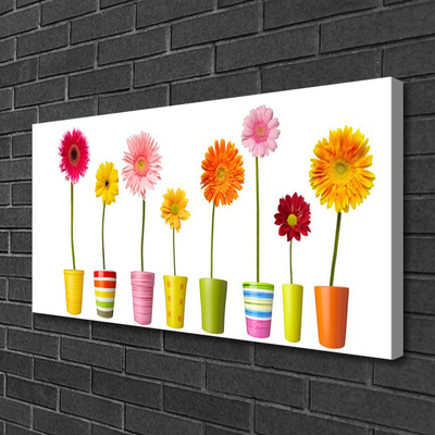 Canvas Kunstdruck Blumen Pflanzen