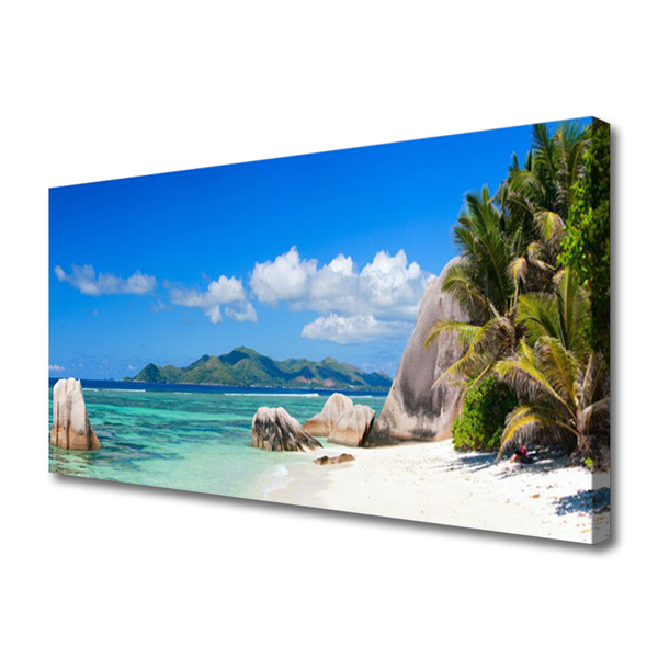 Canvas Kunstdruck Meer Strand Landschaft