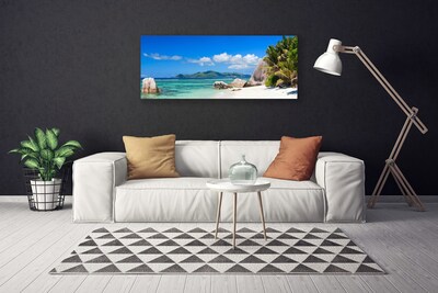 Canvas Kunstdruck Meer Strand Landschaft