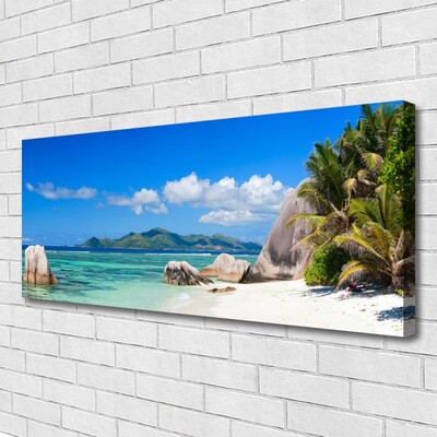 Canvas Kunstdruck Meer Strand Landschaft