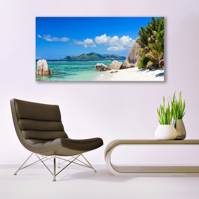 Canvas Kunstdruck Meer Strand Landschaft