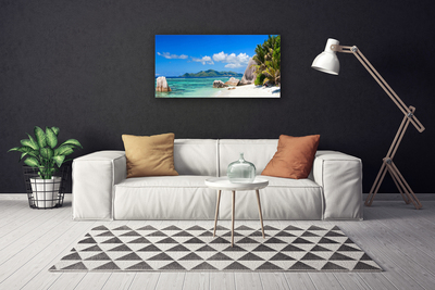 Canvas Kunstdruck Meer Strand Landschaft