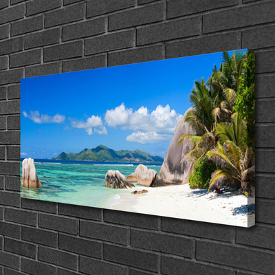 Canvas Kunstdruck Meer Strand Landschaft