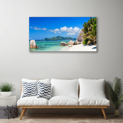 Canvas Kunstdruck Meer Strand Landschaft