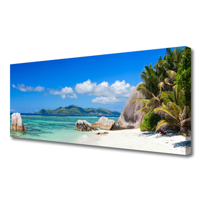 Canvas Kunstdruck Meer Strand Landschaft