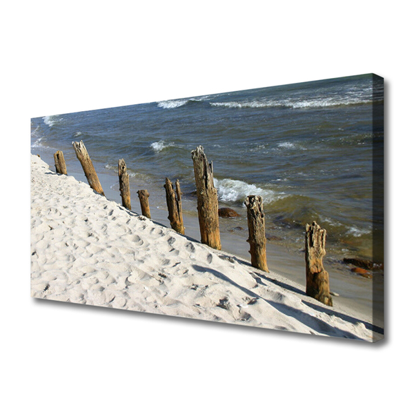 Canvas Kunstdruck Strand Meer Landschaft