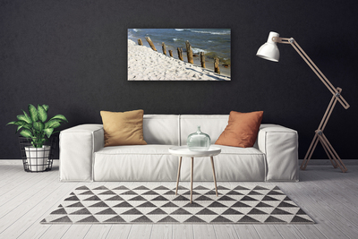 Canvas Kunstdruck Strand Meer Landschaft