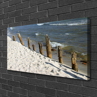 Canvas Kunstdruck Strand Meer Landschaft