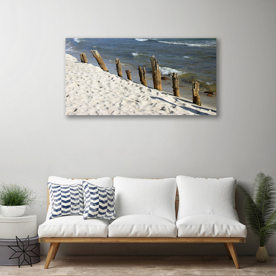 Canvas Kunstdruck Strand Meer Landschaft