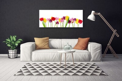 Canvas Kunstdruck Tulpen Pflanzen