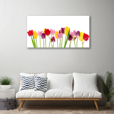 Canvas Kunstdruck Tulpen Pflanzen