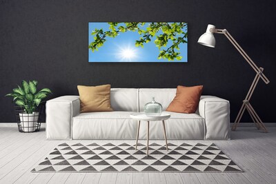 Canvas Kunstdruck Sonne Natur