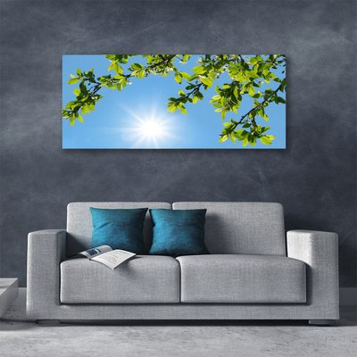 Canvas Kunstdruck Sonne Natur