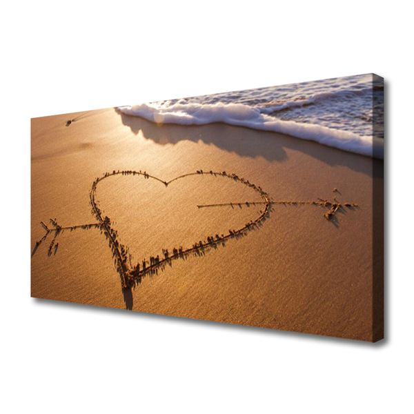 Canvas Kunstdruck Strand Kunst