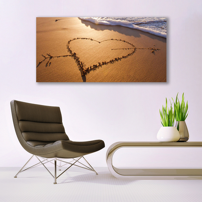 Canvas Kunstdruck Strand Kunst