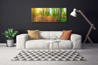 Canvas Kunstdruck Wald Natur