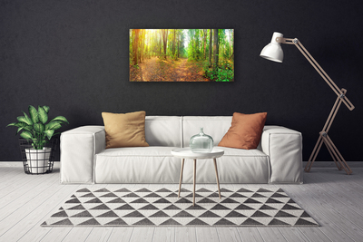 Canvas Kunstdruck Wald Natur