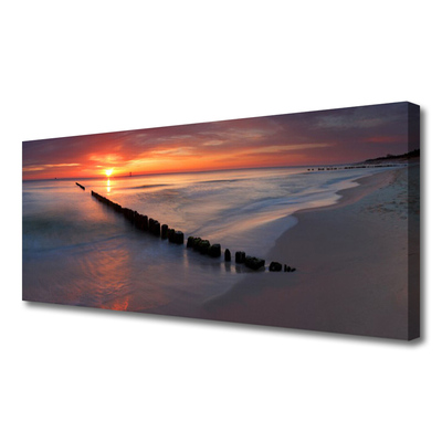 Canvas Kunstdruck Strand Meer Landschaft