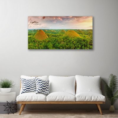 Canvas Kunstdruck Wald Natur