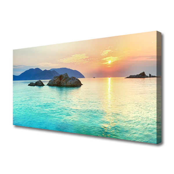 Canvas Kunstdruck Meer Landschaft