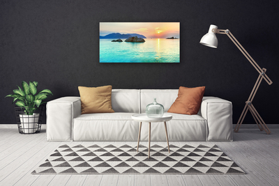 Canvas Kunstdruck Meer Landschaft