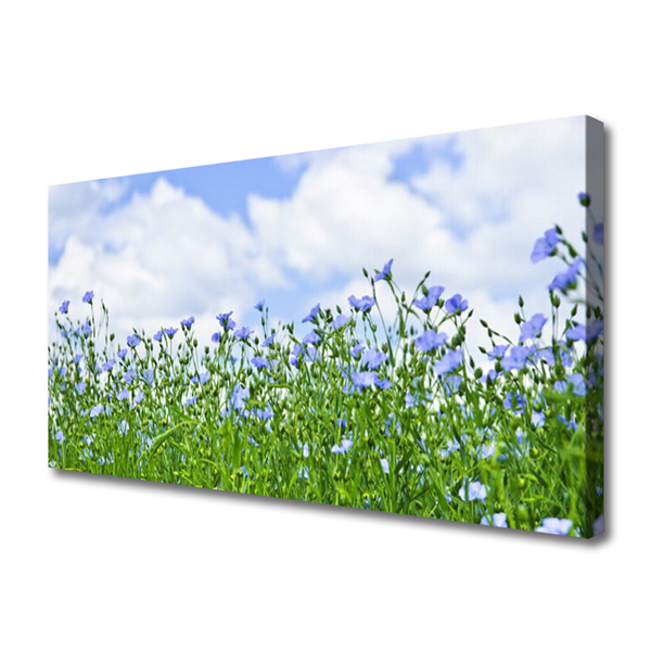 Canvas Kunstdruck Blumen Natur