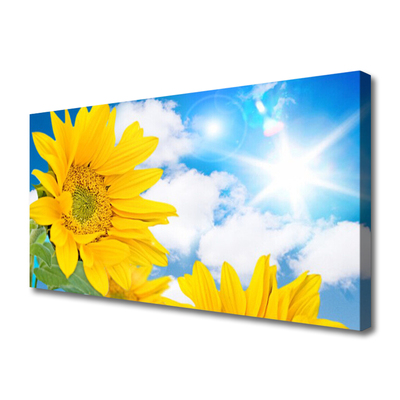 Canvas Kunstdruck Blumen Pflanzen