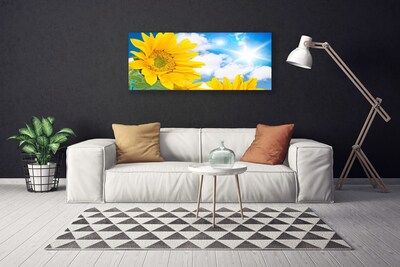 Canvas Kunstdruck Blumen Pflanzen