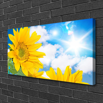 Canvas Kunstdruck Blumen Pflanzen