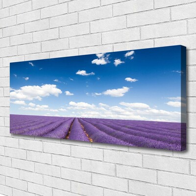 Canvas Kunstdruck Wiese Blumen Natur