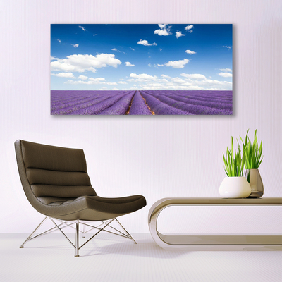 Canvas Kunstdruck Wiese Blumen Natur