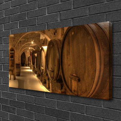 Canvas Kunstdruck Fässer Kunst