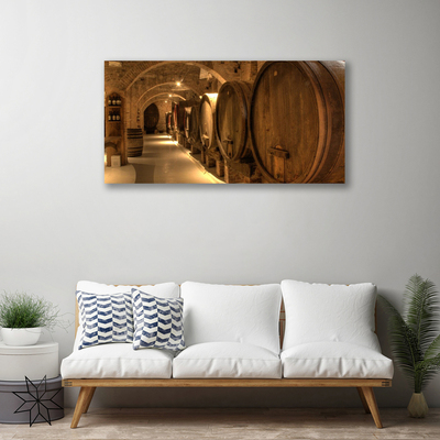 Canvas Kunstdruck Fässer Kunst