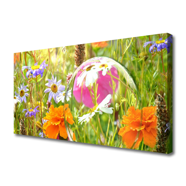 Canvas Kunstdruck Blumen Natur