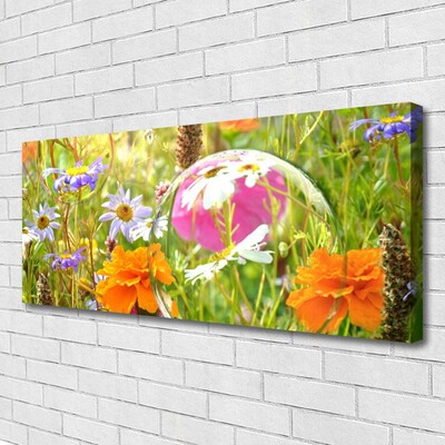 Canvas Kunstdruck Blumen Natur