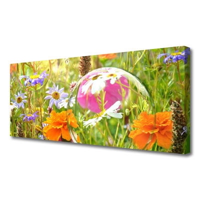 Canvas Kunstdruck Blumen Natur