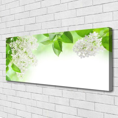 Canvas Kunstdruck Blumen Blätter Pflanzen