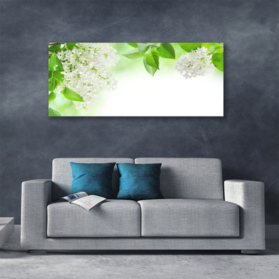 Canvas Kunstdruck Blumen Blätter Pflanzen