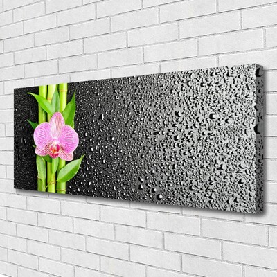 Canvas Kunstdruck Bambusrohre Blume Pflanzen