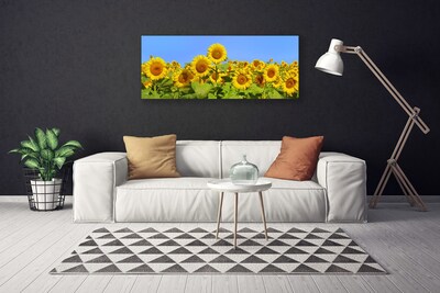 Canvas Kunstdruck Sonnenblumen Pflanzen