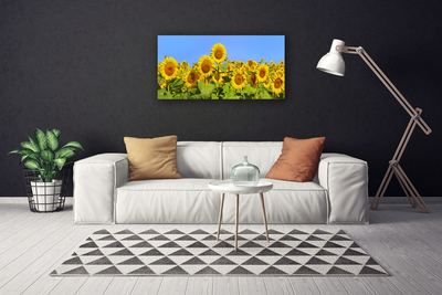 Canvas Kunstdruck Sonnenblumen Pflanzen