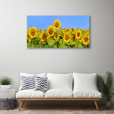 Canvas Kunstdruck Sonnenblumen Pflanzen