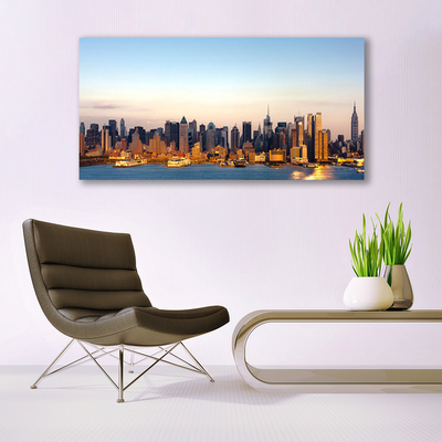 Canvas Kunstdruck Stadt Gebäude