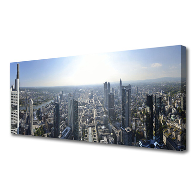 Canvas Kunstdruck Stadt Gebäude