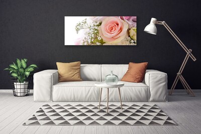 Canvas Kunstdruck Rosen Pflanzen