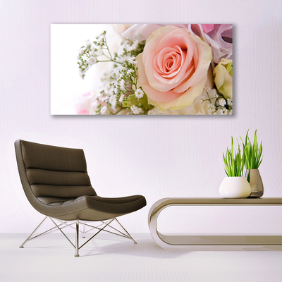 Canvas Kunstdruck Rosen Pflanzen